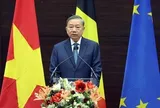 Tổng Bí thư, Chủ tịch nước Tô Lâm phát biểu chính sách tại Viện Quan hệ Quốc tế Hoàng gia Egmont, Vương quốc Bỉ