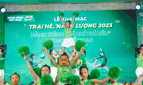 Nestlé MILO tổ chức Trại hè năng lượng 2023 (E-Camp) –  Trung Tâm Rèn Ý Chí cho hàng ngàn trẻ em trên toàn quốc
