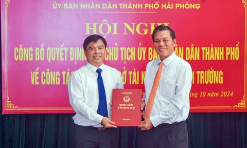 Hải Phòng có tân Giám đốc Sở Tài nguyên và Môi trường