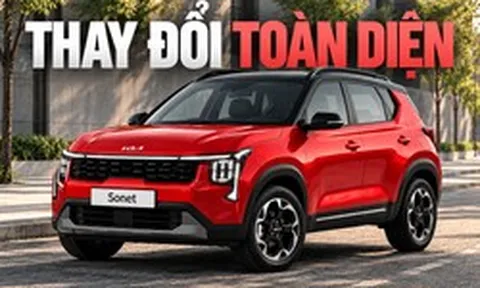 Kia Sonet thế hệ mới tiếp tục lộ diện: Nâng cấp toàn diện khung gầm, màn hình kép 12,3 inch, hứa hẹn có bản hybrid
