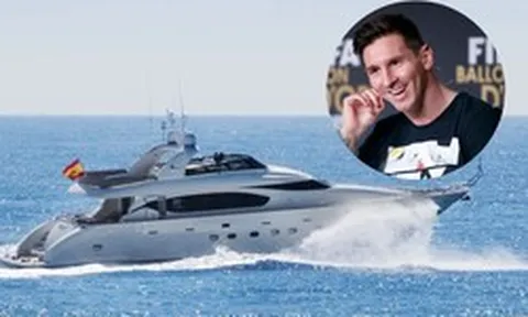 Du thuyền của Messi