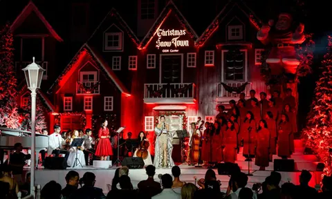 Cộng Đồng Mùa Giáng Sinh: Huỳnh Thúy An Đồng Hành Cùng Lễ Ra Mắt Ngôi Làng Giáng Sinh Tại GEM Center 2024