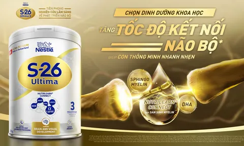 S-26 ULTIMA 3 - Sản Phẩm Dinh Dưỡng Khoa Học Tiên Phong Nghiên Cứu Lâm Sàng Về Tốc Độ Kết Nối Não Bộ Được NESTLÉ Chính Thức Giới Thiệu