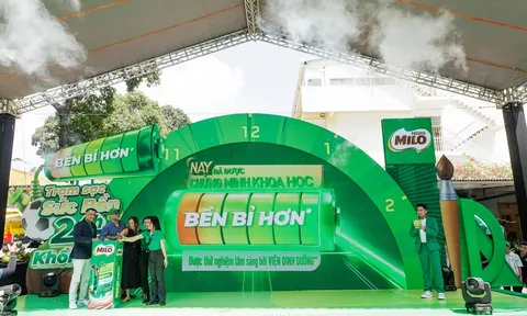 “Trạm sạc Sức bền 24h Khổng lồ” của Nestlé MILO thu hút hàng nghìn gia đình Việt