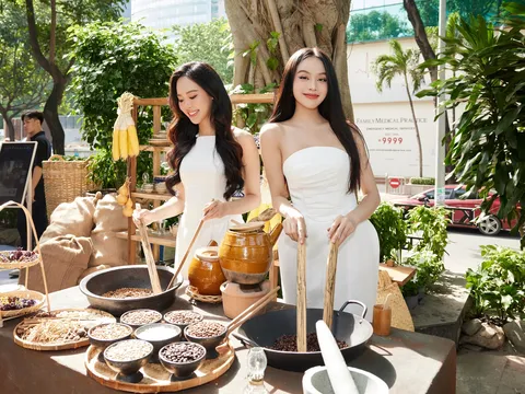 Dàn Hoa hậu, Á hậu Việt hội ngộ trải nghiệm không gian Thế giới cà phê Trung Nguyên Legend