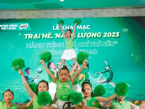 Nestlé MILO tổ chức Trại hè năng lượng 2023 (E-Camp) –  Trung Tâm Rèn Ý Chí cho hàng ngàn trẻ em trên toàn quốc