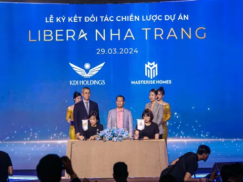 KDI Holdings và Masterise Homes ký kết đồng hành thương hiệu phát triển căn hộ Flex Home thuộc Đô thị biển Libera Nha Trang