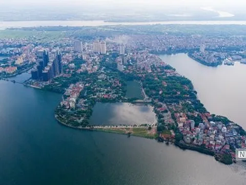 Toàn cảnh bán đảo Quảng An sắp xây nhà hát nổi trên mặt hồ