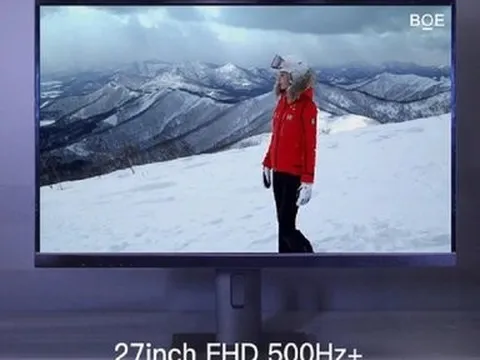 BOE trình làng màn hình với tần số quét nhanh nhất thế giới