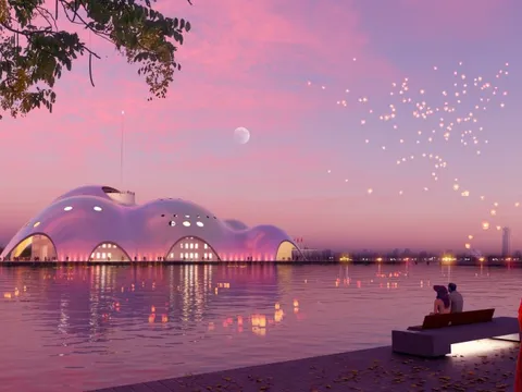 Hồ Tây sẽ là trung tâm văn hóa, nghệ thuật của thủ đô khi Nhà hát Opera trên mặt hồ Đầm Trị được xây dựng