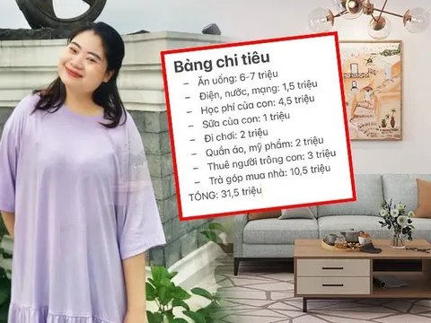 Hai mẹ con ở ngoại ô Hà Nội tiêu hết 31,5 triệu đồng/tháng: Muốn tiết kiệm mà không được!