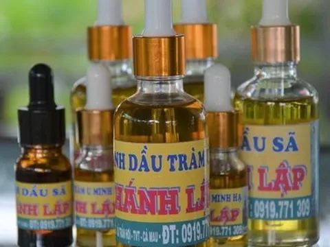 Tinh dầu tràm mang “thương hiệu” của anh nông dân