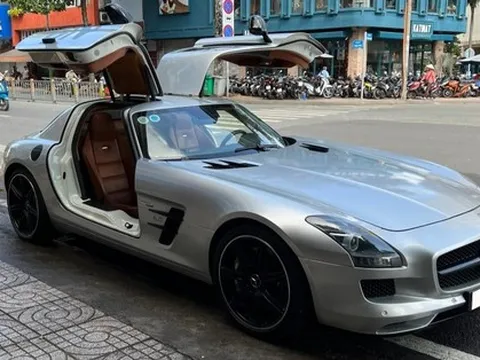 Mercedes-AMG SLS đầu tiên tại Việt Nam tái xuất sau thời gian dài ở ẩn, giá mua mới gần 10 tỷ đồng