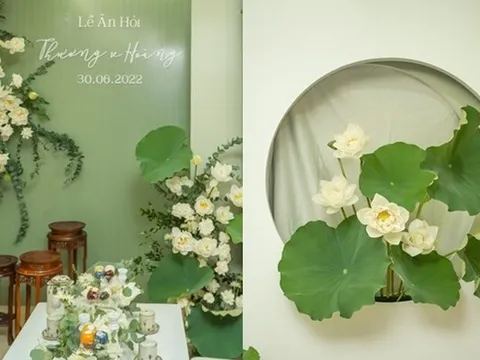 "Đám hỏi sen" đẳng cấp ai cũng khen nức nở: Tiết lộ về độ kỳ công, chi phí và lời cảm thán "lạ" của bố cô dâu