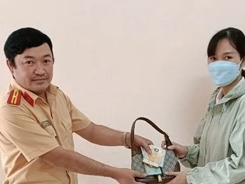 Viết thư cảm ơn 2 Thiếu tá CSGT Bạc Liêu khi nhận lại 90 triệu đồng