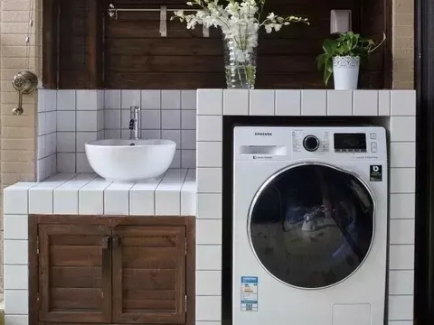 Tận dụng ban công để máy giặt, giải pháp hay cho những người ở nhà chung cư