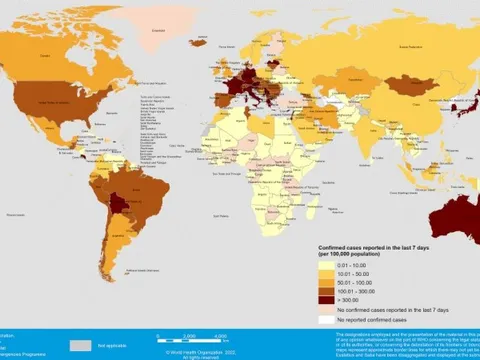 WHO: Covid-19 khu vực có Việt Nam tăng vọt 52%, có nước chiếm 1/7 số ca thế giới