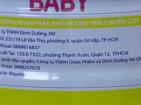 Bất thường từ các công ty sản xuất sữa bột tại TP Hồ Chí Minh