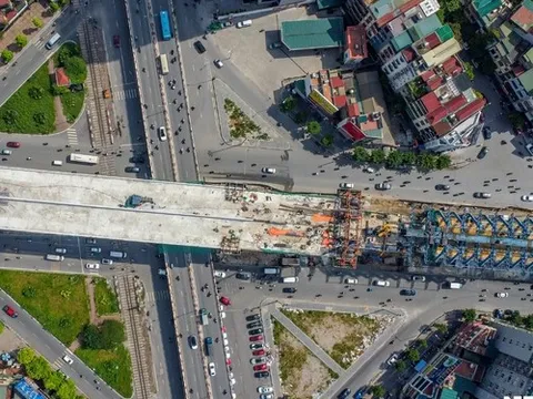 Tuyến vành đai 2 Hà Nội: Hợp long toàn bộ tuyến trên cao, dự kiến khai thác tháng 6/2023