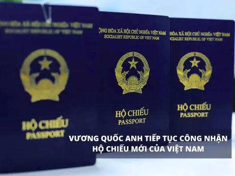 Anh công nhận hộ chiếu mới của Việt Nam