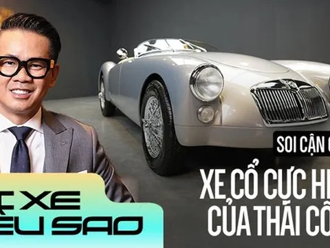 Soi xe cổ "vừa hiếm vừa đắt" của NTK Thái Công, chỉ có vài chiếc tại Việt Nam