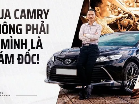 Chốt Camry trong 15 phút, Giám đốc 8X: ‘Ngồi sau sướng thật, cầm vô lăng còn bất ngờ hơn’