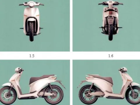 Hãng xe máy điện Việt Nam đăng ký bản quyền xe tay ga mới