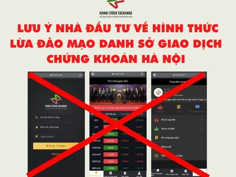 Sở Giao dịch chứng khoán Hà Nội bị mạo danh... để huy động tiền trái phép