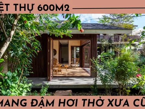 Biệt thự rộng 600m2 mang hơi thở của thiên nhiên mộc mạc, đậm mùi gỗ và hương cây ở Tây Nguyên