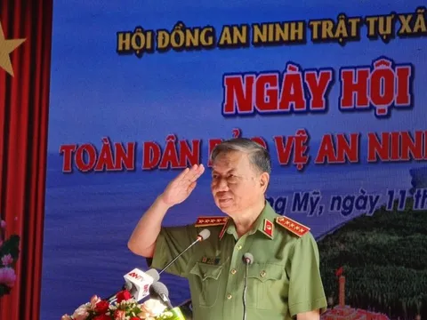 Bộ trưởng Bộ Công an Tô Lâm dự Ngày hội toàn dân bảo vệ an ninh Tổ quốc tại Cà Mau