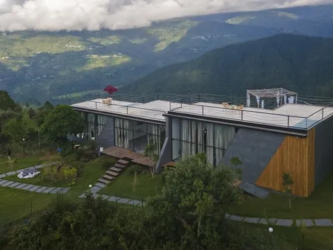 Thiết lập không gian nghỉ dưỡng yên bình giữa núi đồi hùng vĩ