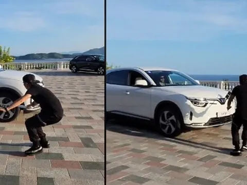 Làm TikTok triệu view xe VinFast, thanh niên nước ngoài nhận mưa lời khen