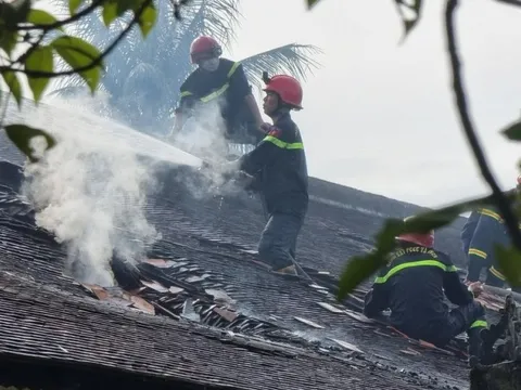 Huế: Khống chế đám cháy bên trong khuôn viên bảo tàng lịch sử
