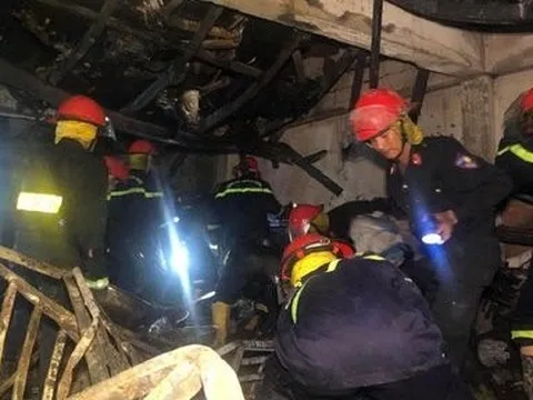 Tiếp tục tìm kiếm 3 mẹ con mắc kẹt trong vụ cháy nhà ở Ninh Thuận