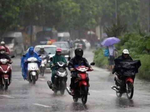 Từ đêm nay, miền Bắc gia tăng mưa