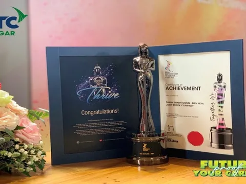 SBT năm thứ 2 liên tiếp được vinh danh “Nơi làm việc tốt nhất Châu Á”