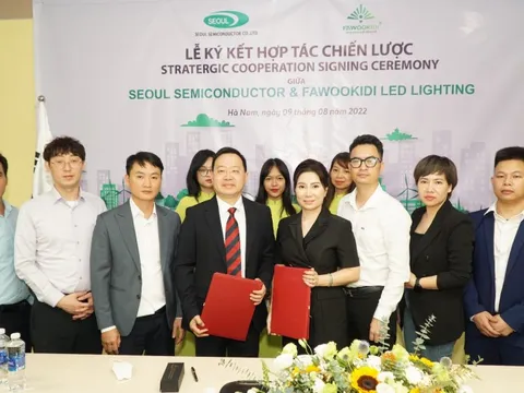 Fawookidi bắt tay SSC hợp tác phát triển công nghệ chiếu sáng thời đại mới