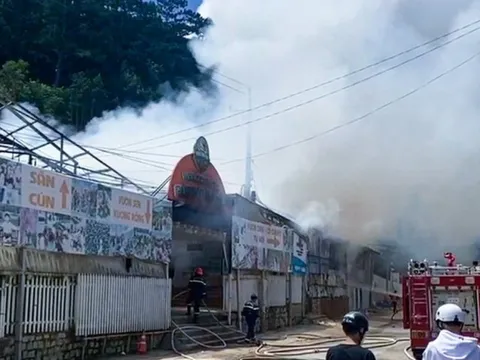 Lâm Đồng: Diễn biến vụ cháy lớn tại khu du lịch