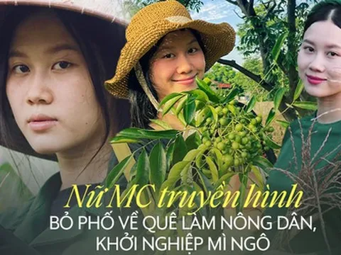 Nữ MC, diễn viên bỏ phố về quê làm "nông dân": Tạo ra những sợi mì ngô mang dấu ấn quê hương