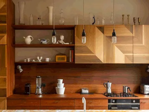 Đừng vội chê tủ bếp gỗ quá truyền thống và lỗi thời khi chưa tham khảo qua 15 gợi ý này