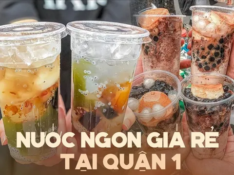 "Toạ độ" những món nước ngon ở quận 1, cầm 20k có ngay ly khổng lồ