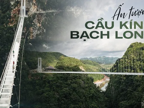 Mãn nhãn với cây cầu kính đi bộ dài nhất thế giới hùng vĩ giữa núi rừng Việt Nam
