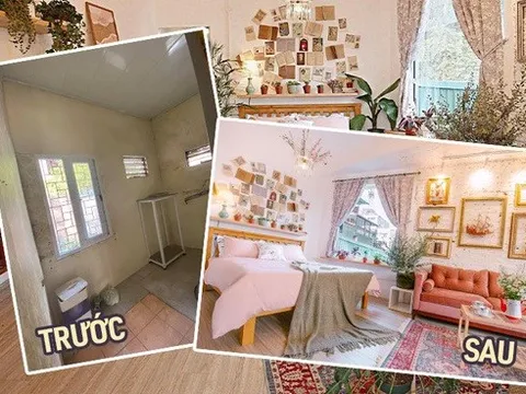 Cô gái cải tạo phòng thuê 80m2 theo phong cách châu Âu cuốn hút