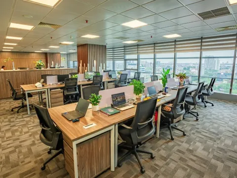 Tối ưu thiết kế truyền thống tạo nên văn phòng làm việc hiện đại, ấm cúng