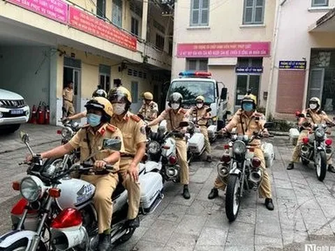 Tp.HCM: Lực lượng CSGT đồng loạt ra quân đảm bảo TTATGT dịp lễ 2/9