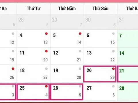 Thống nhất phương án nghỉ Tết Nguyên đán 2023 kéo dài 7 ngày