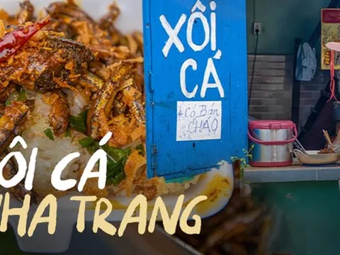 Xôi cá - món ăn cực lạ nhưng lại vô cùng quen thuộc vào mỗi sáng của người dân tại xứ biển Nha Trang