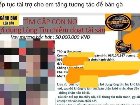 Giả danh nhân viên công ty tài chính đòi nợ như tín dụng đen