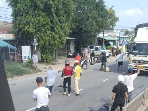 Một CSGT ở Quảng Nam bị tông trọng thương