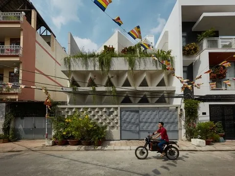 Căn nhà của những khối hình tam giác